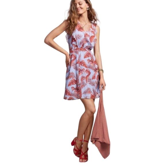 Floral Red and White Summer Dress - Picture 4 of 16